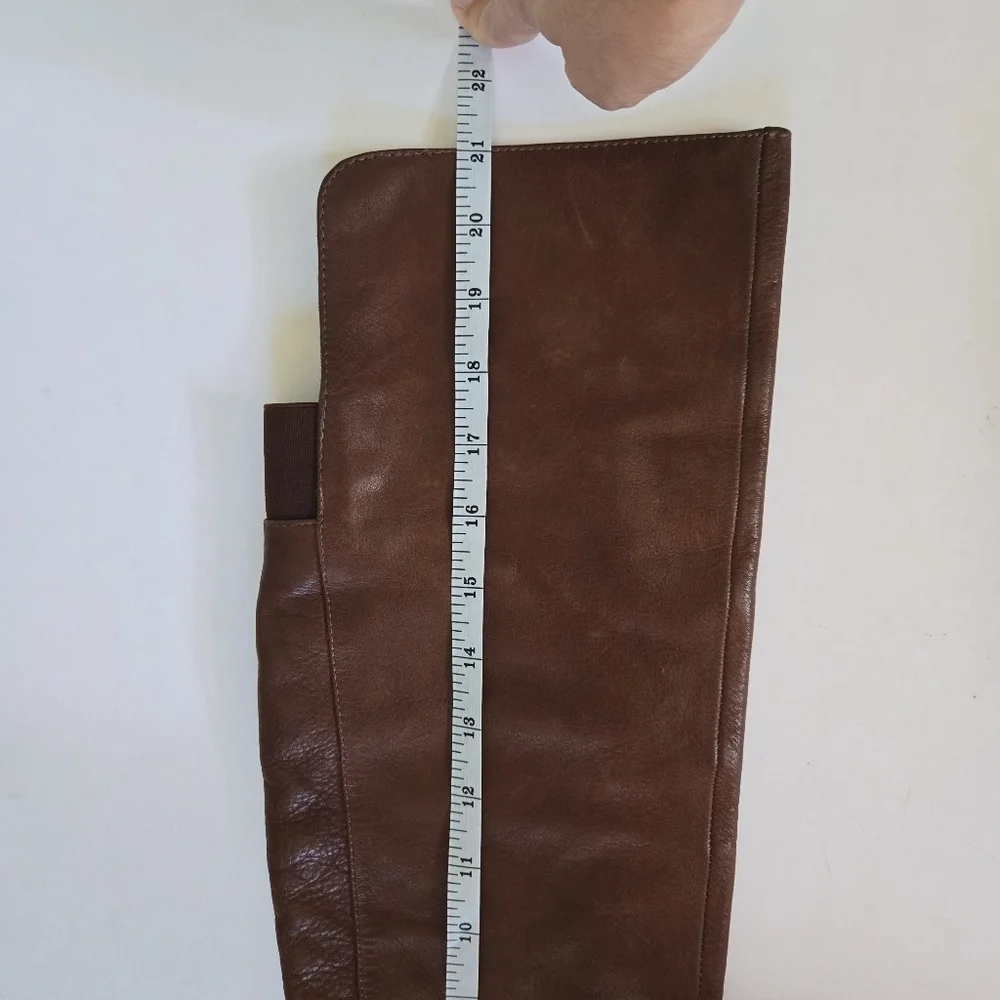 Dolce Vita Over The Knee Leather Boots Rust Butter Soft size 7
